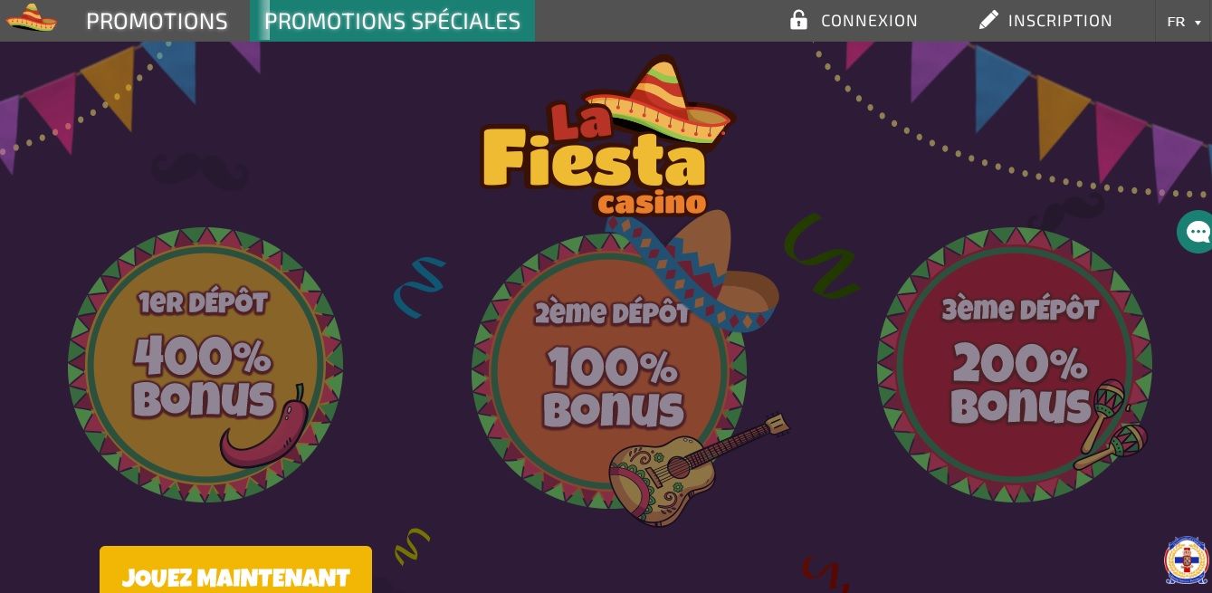 Casino en ligne la Fiesta : notre revue sur ce casino !